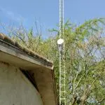 Rural antenna on TV tower