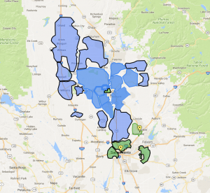 Succeed.Net wireless coverage map